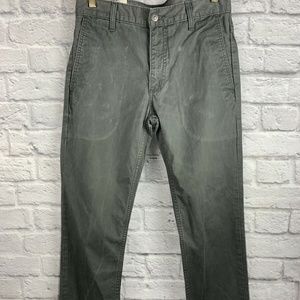 Levi's Men's Size 30x32 Jeans Pants Gray Straight